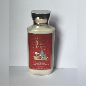 Bath & Body Works Bright Christmas Morning Body Lotion - Red and Cream